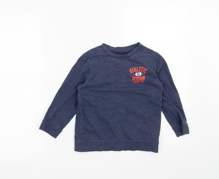 Mothercare Boys Blue   Pullover Sweatshirt Size 4-5 Years  - Athletic Division