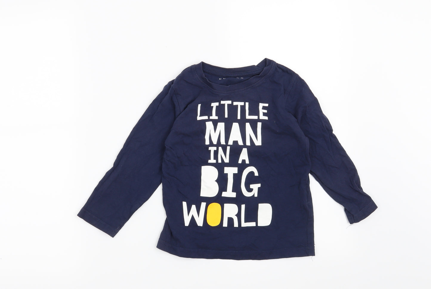 Nutmeg Boys Blue   Basic Casual Size 4-5 Years  - Little man in a big world