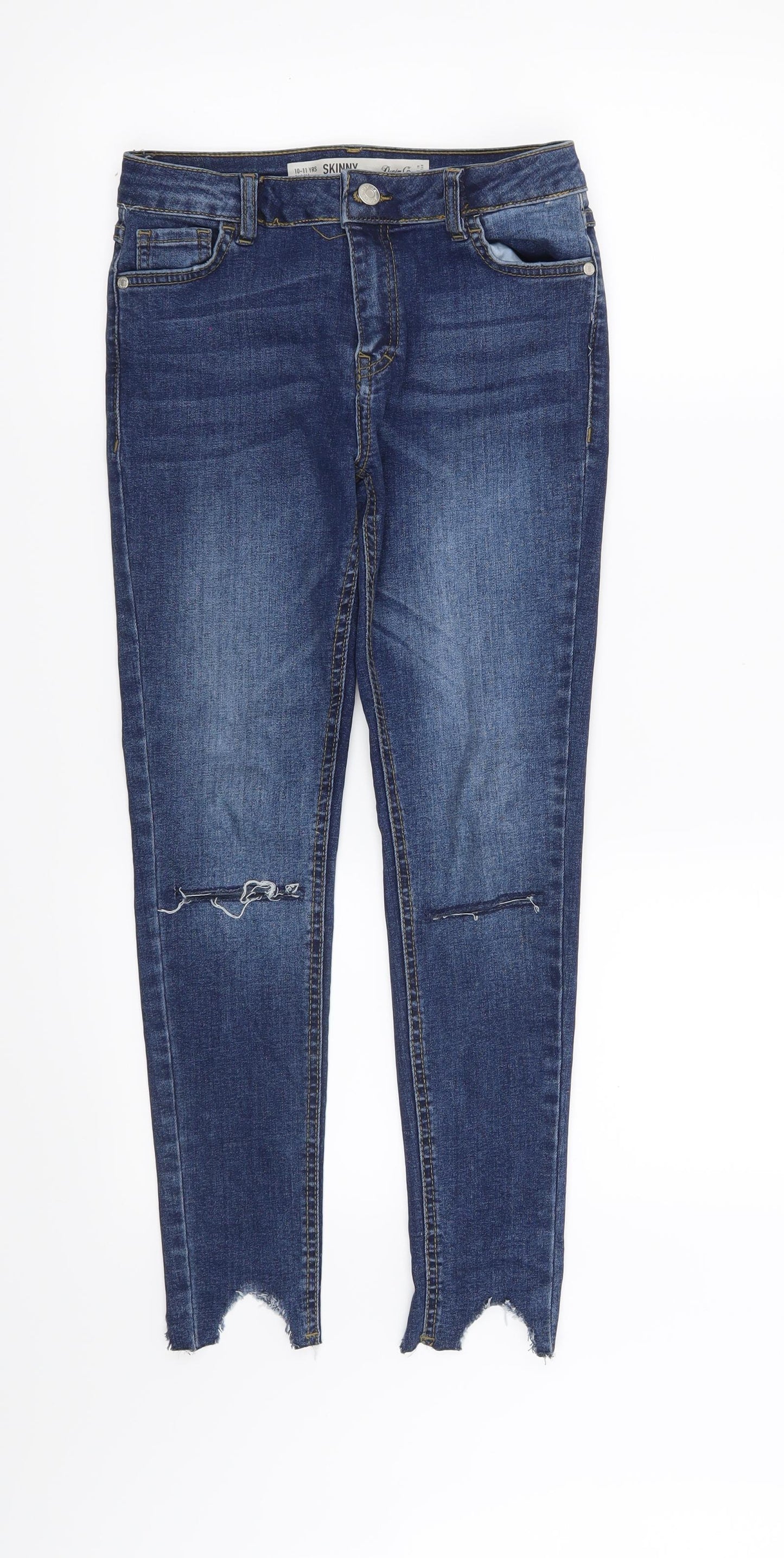Denim CO Girls Blue   Skinny Jeans Size 10-11 Years