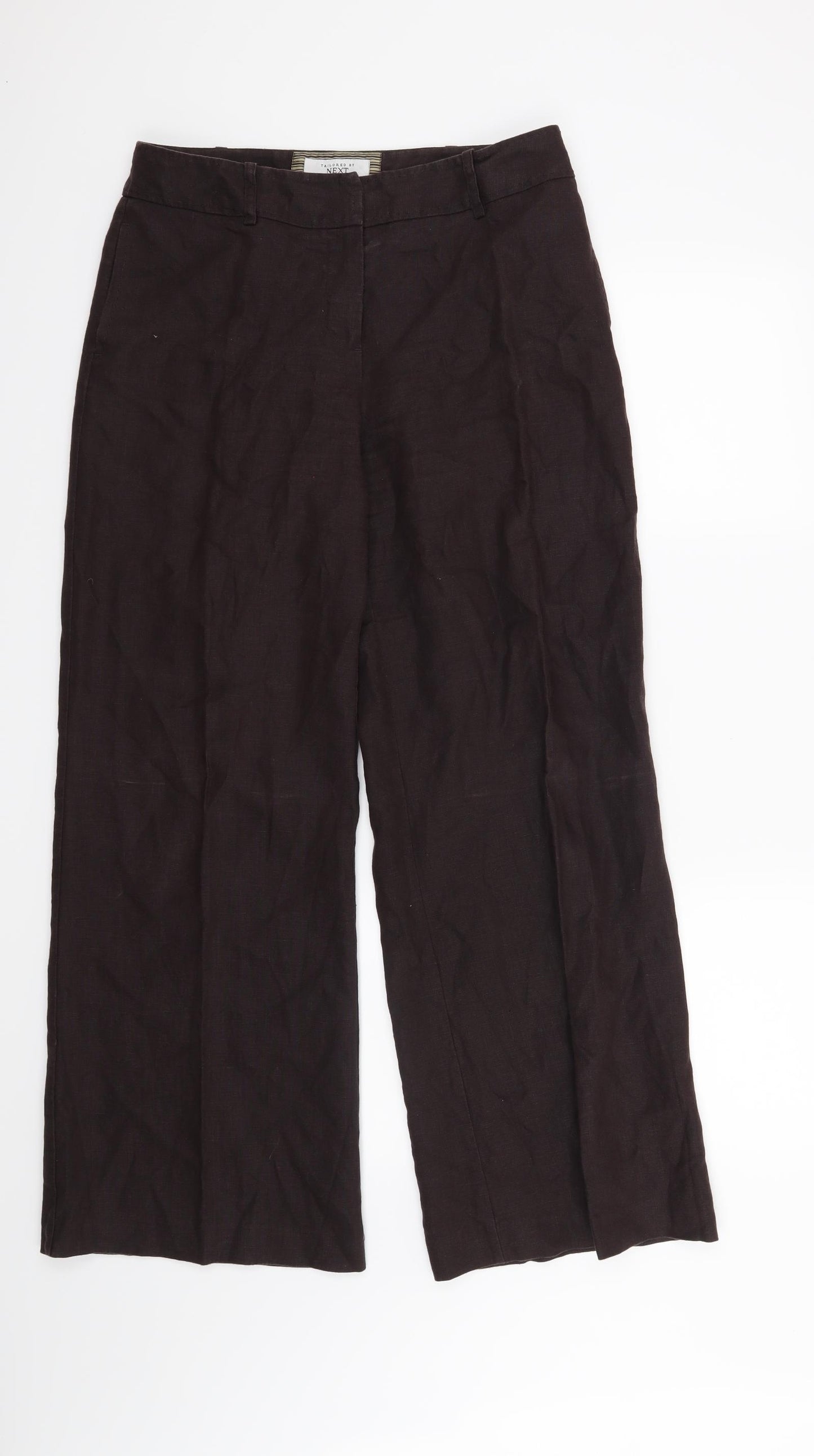 NEXT Womens Brown   Trousers  Size 12 L30 in