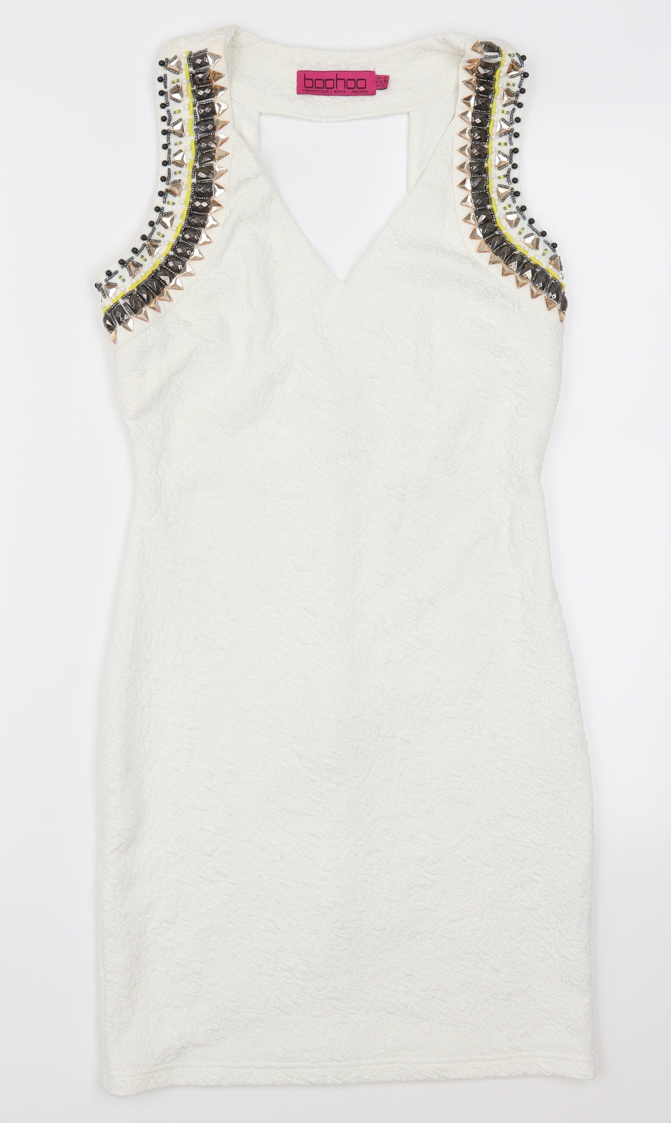 Boohoo Womens White   Mini  Size 10