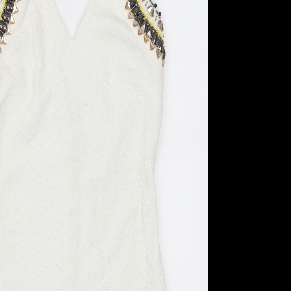 Boohoo Womens White   Mini  Size 10
