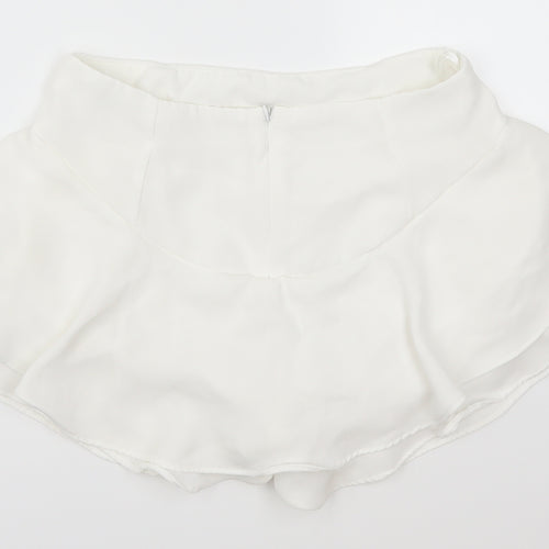 K Zell Womens White   Maxi Skort Size 28 in