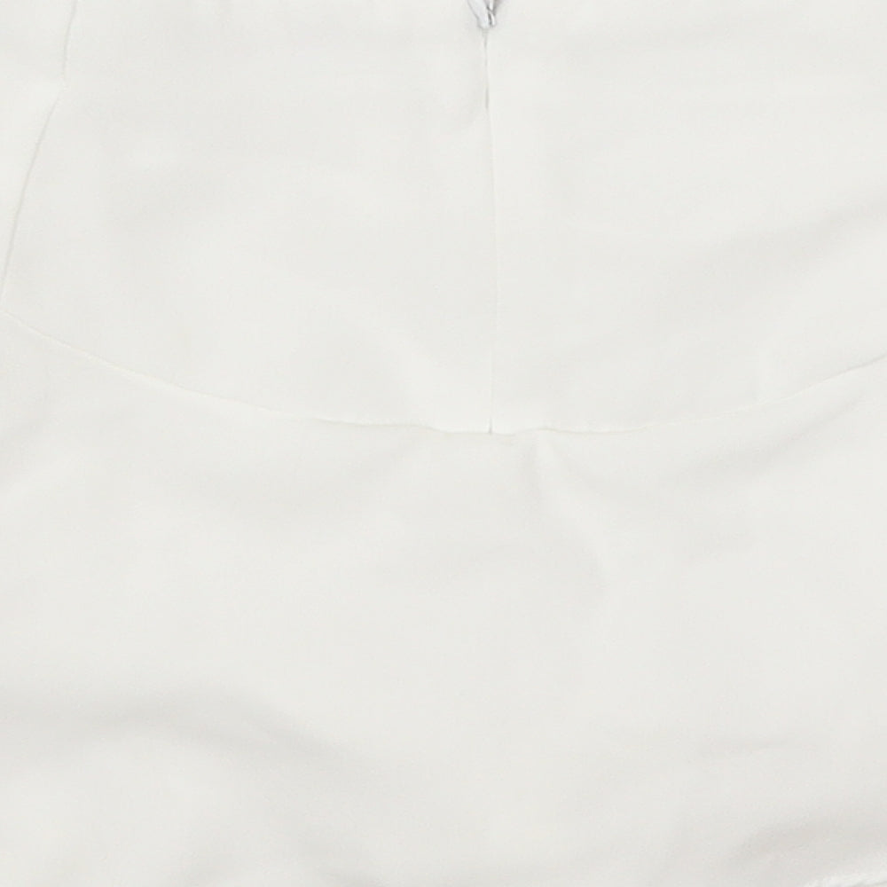 K Zell Womens White   Maxi Skort Size 28 in