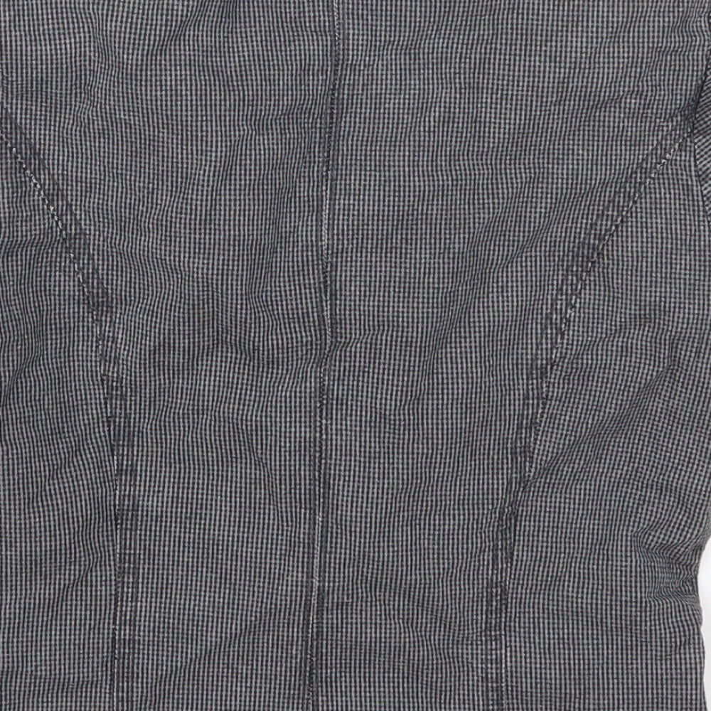 Moto Womens Grey Check  Jacket  Size 10