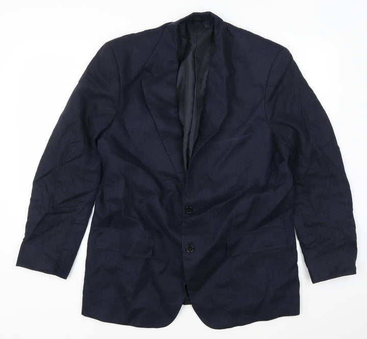 Yaly Couture Mens Blue   Jacket Suit Jacket Size 42
