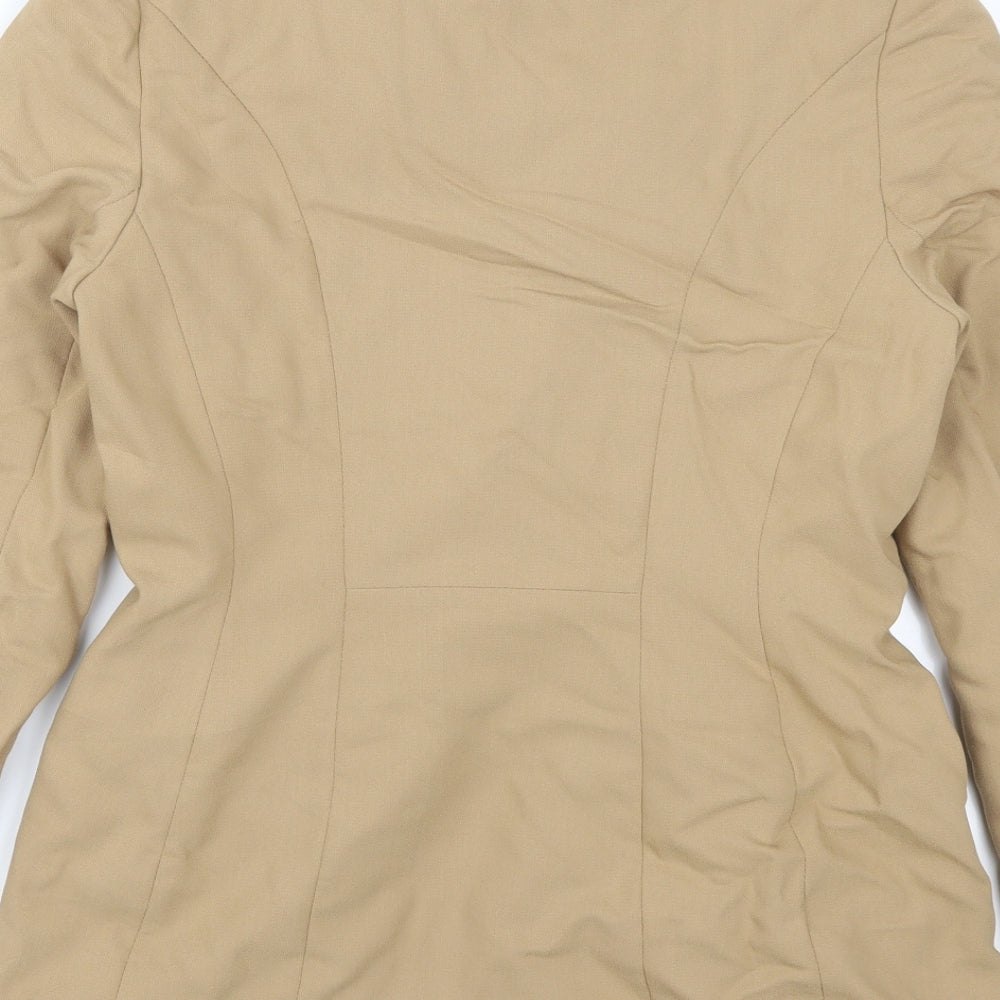Prima Womens Beige   Jacket Suit Jacket Size 12
