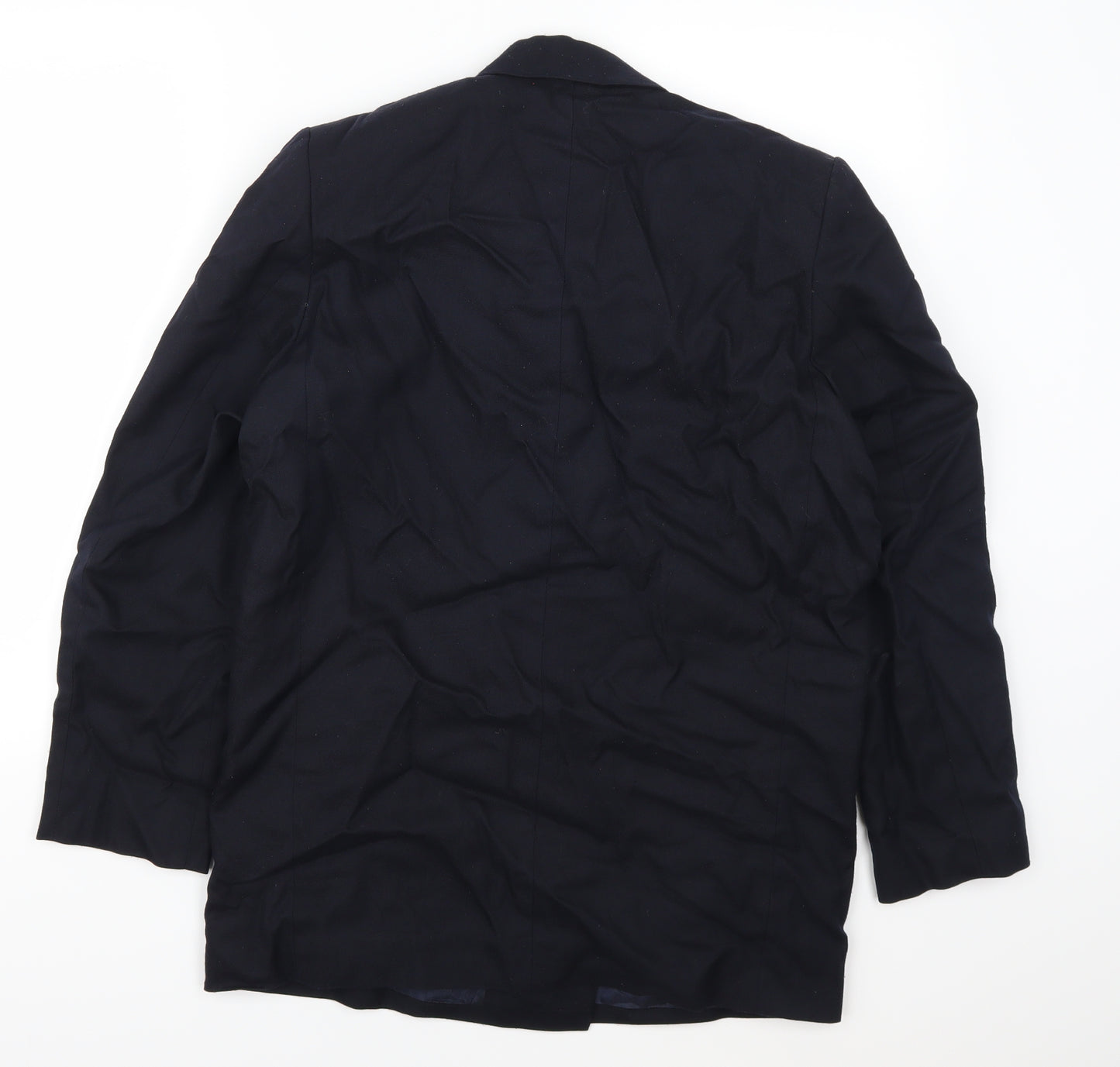 Basix Womens Blue   Jacket Suit Jacket Size 12