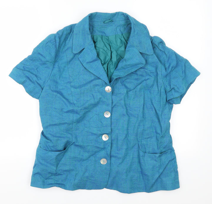 Dorothy Perkins Womens Blue Jacket Size 18