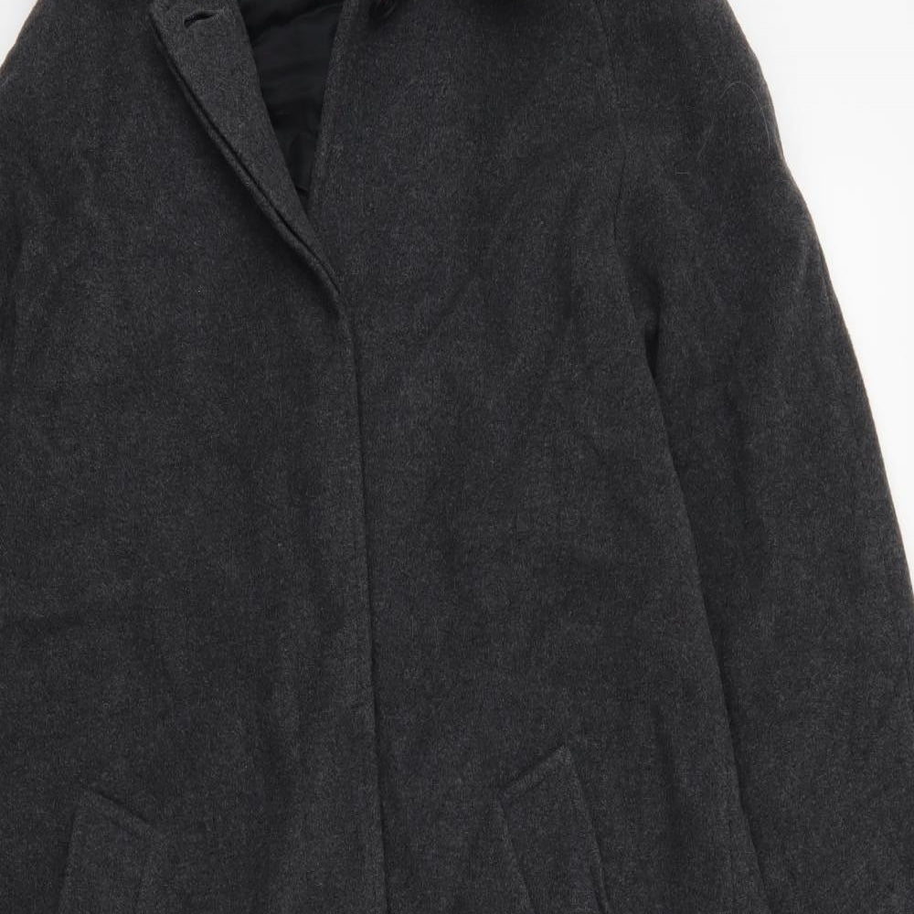 Atmosphere Womens Grey   Overcoat Coat Size 14