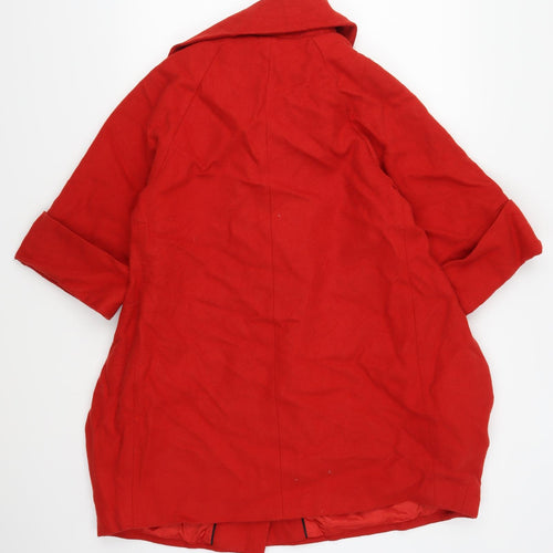 Per Una Womens Red   Jacket Coat Size 10