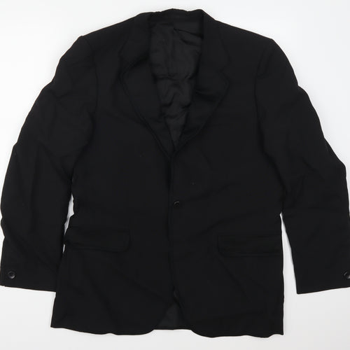 Varteks Mens Black   Jacket Suit Jacket Size 40
