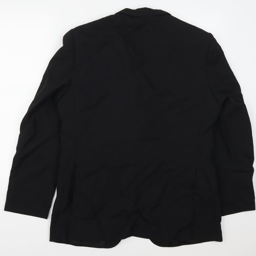 Varteks Mens Black   Jacket Suit Jacket Size 40