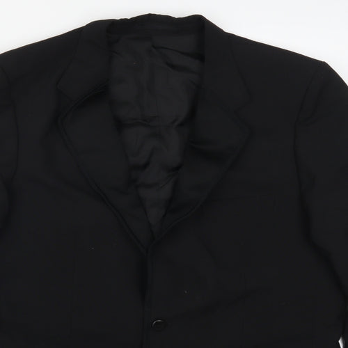 Varteks Mens Black   Jacket Suit Jacket Size 40