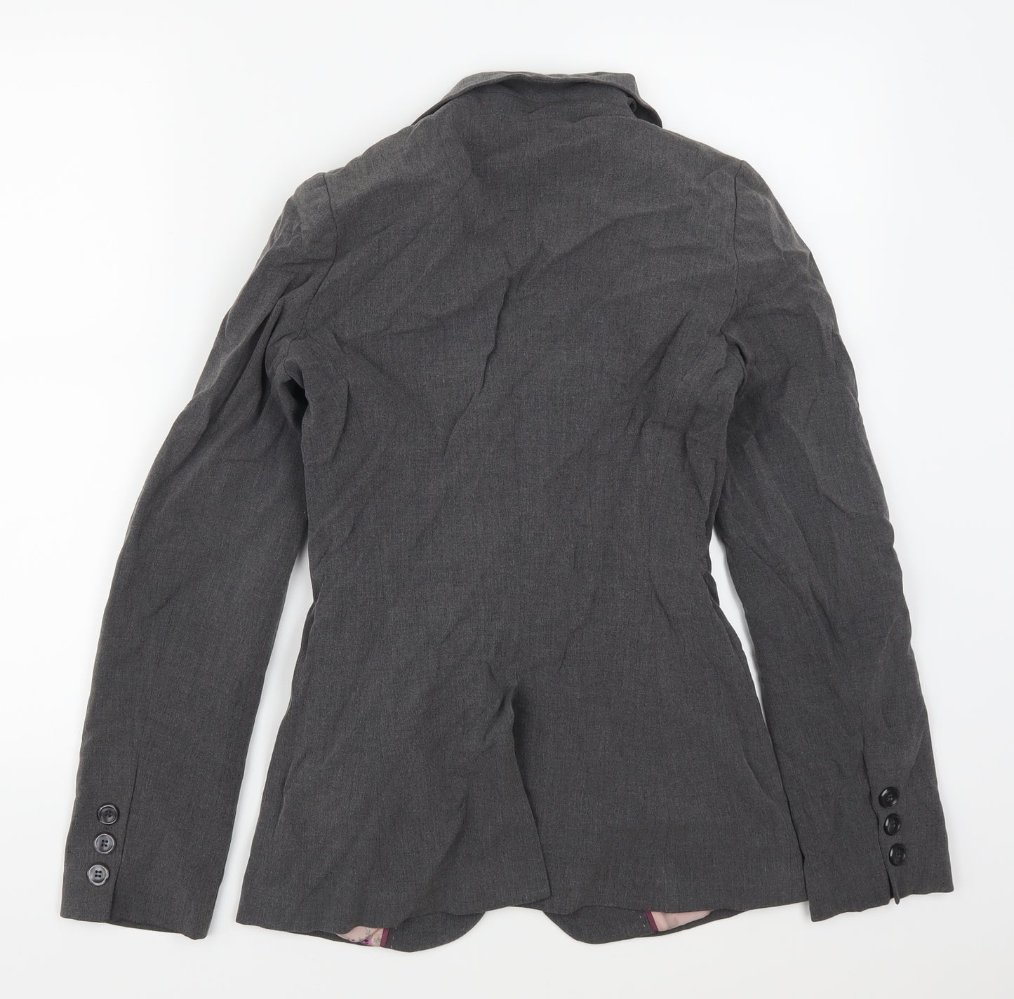 New Look Womens Grey   Jacket Suit Jacket Size 8