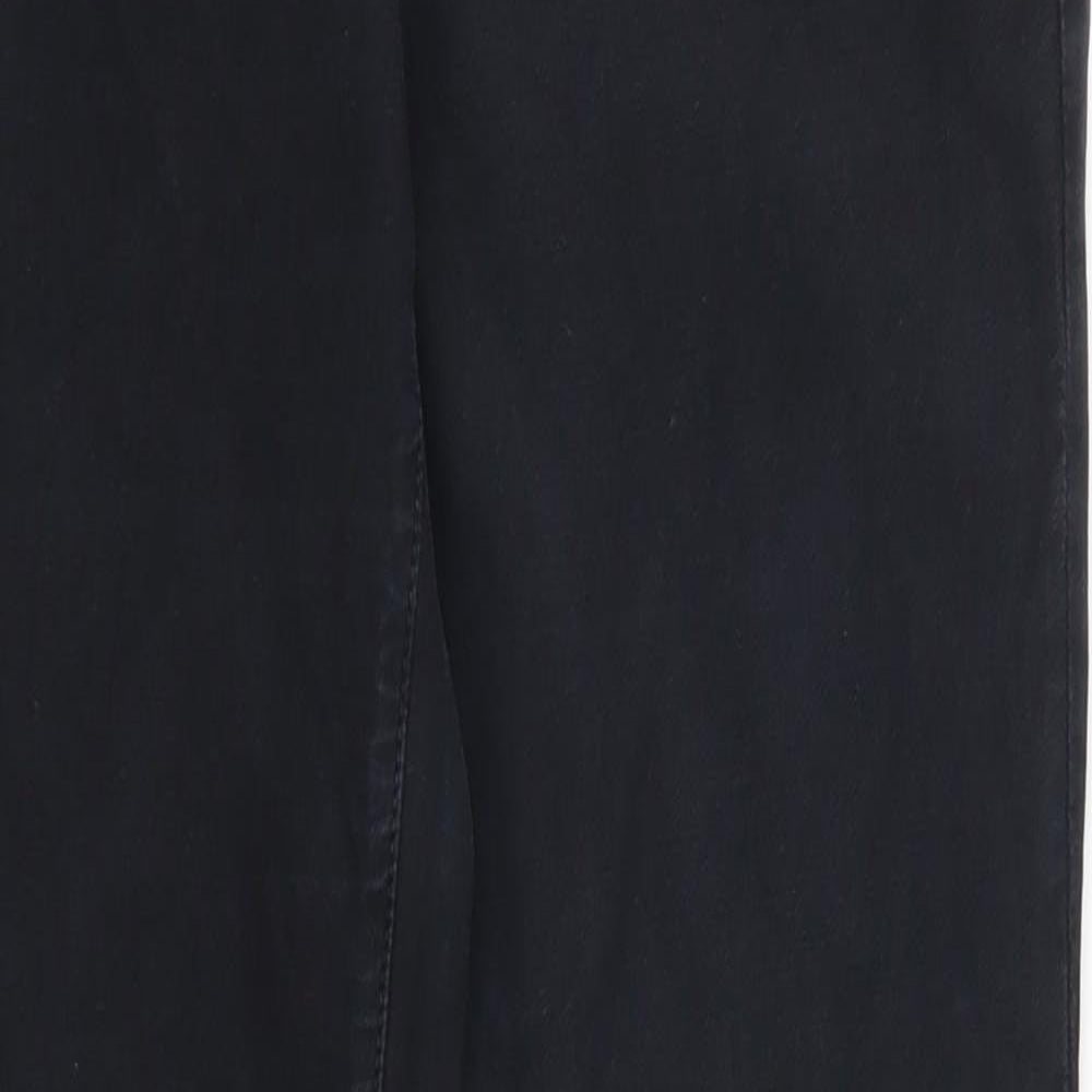 Hudson Mens Black  Denim Straight Jeans Size 28 L30 in