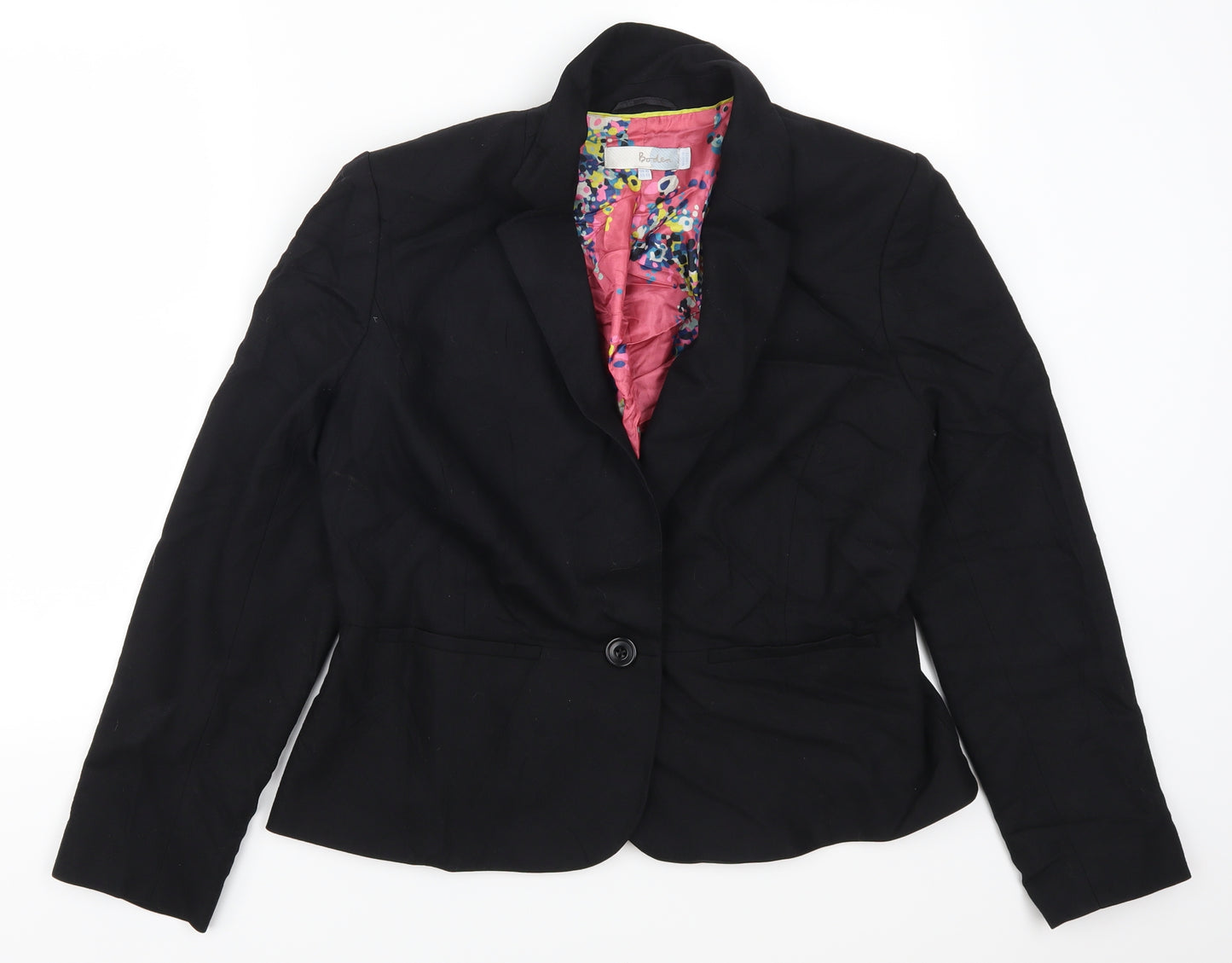 Boden Womens Black   Jacket Suit Jacket Size 16