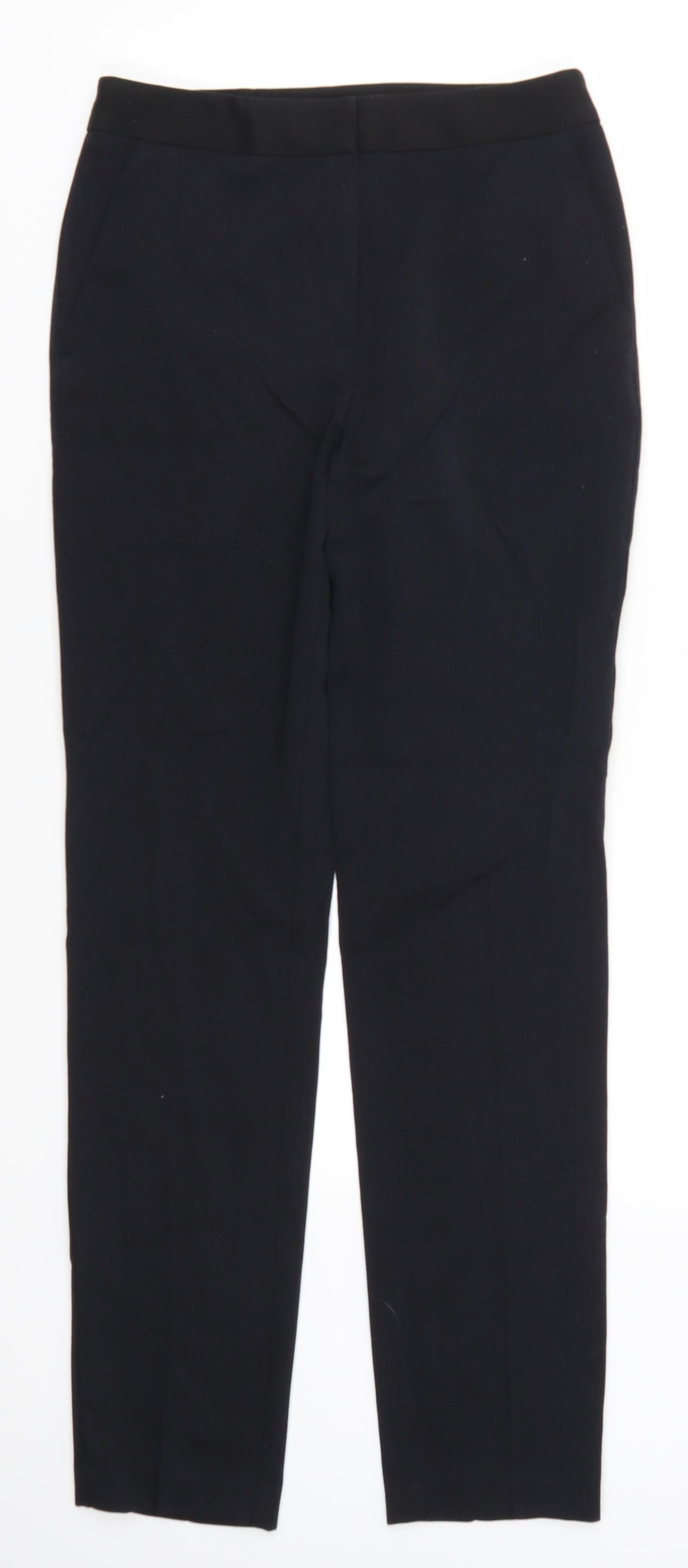 Papaya Womens Blue   Trousers  Size 8 L30 in