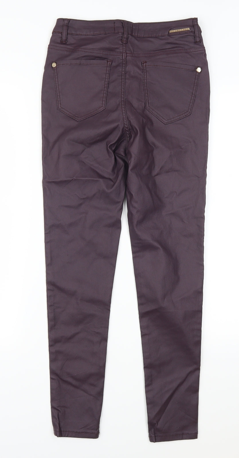 Lipsy Womens Purple   Trousers  Size 8 L27 in