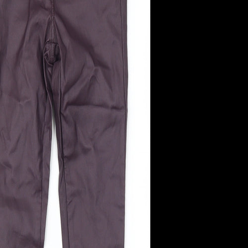Lipsy Womens Purple   Trousers  Size 8 L27 in