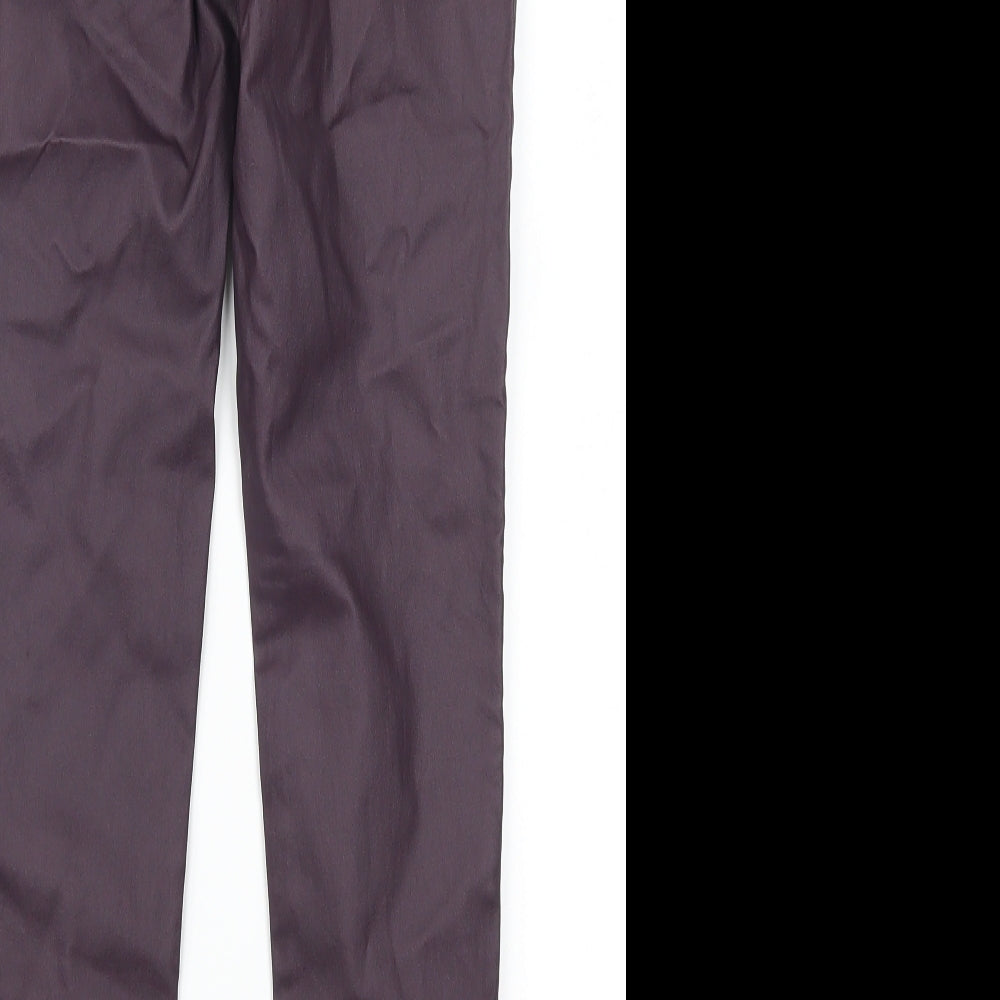 Lipsy Womens Purple   Trousers  Size 8 L27 in