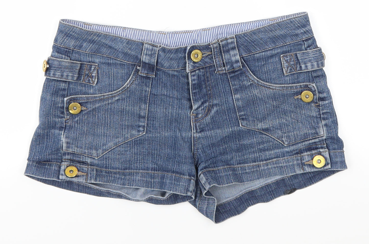 Denim Co Womens Blue  Denim Hot Pants Shorts Size 10