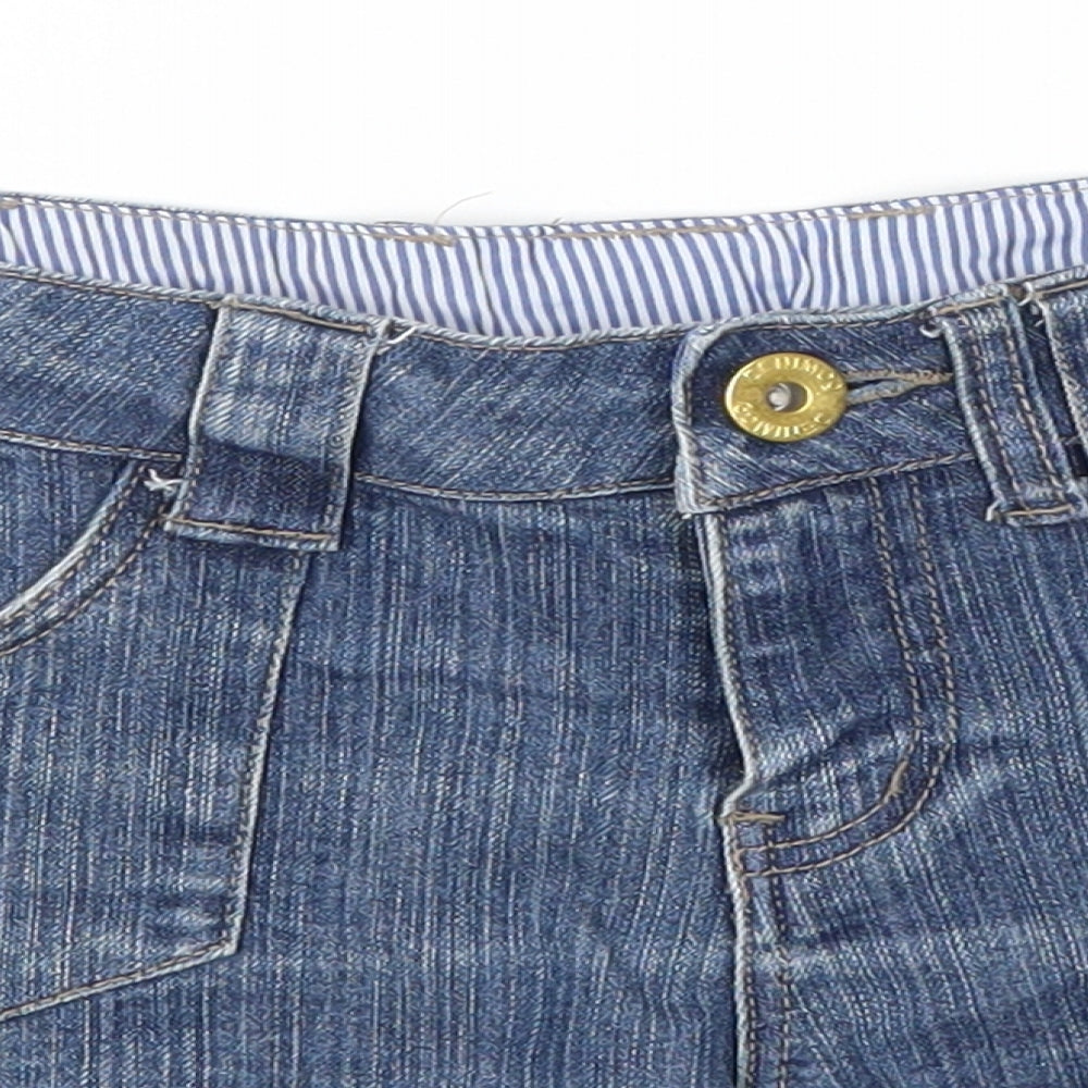 Denim Co Womens Blue  Denim Hot Pants Shorts Size 10