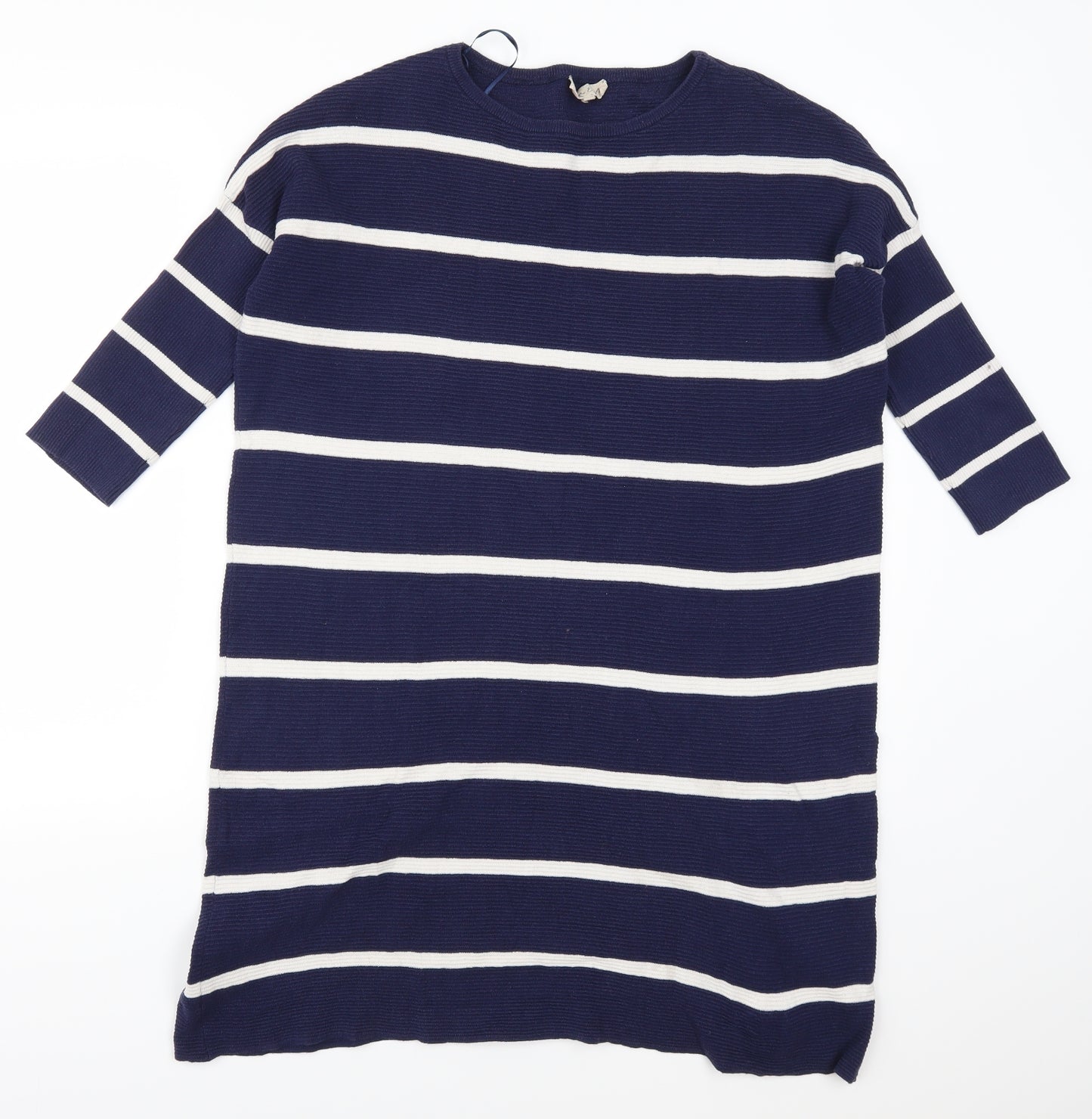 Phase Eight Womens Blue Striped  Jumper Dress  Size S