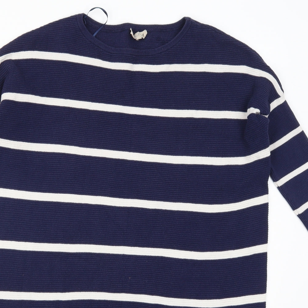 Phase Eight Womens Blue Striped  Jumper Dress  Size S
