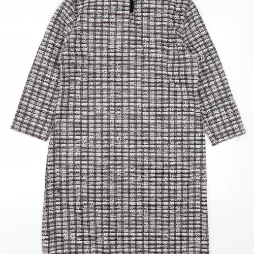Wallis Womens Multicoloured Check  Pencil Dress  Size 10