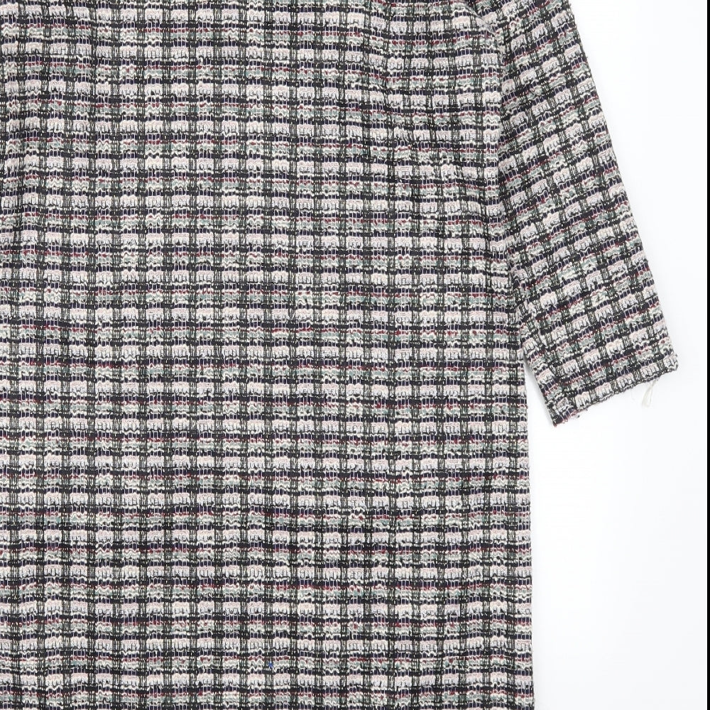 Wallis Womens Multicoloured Check  Pencil Dress  Size 10