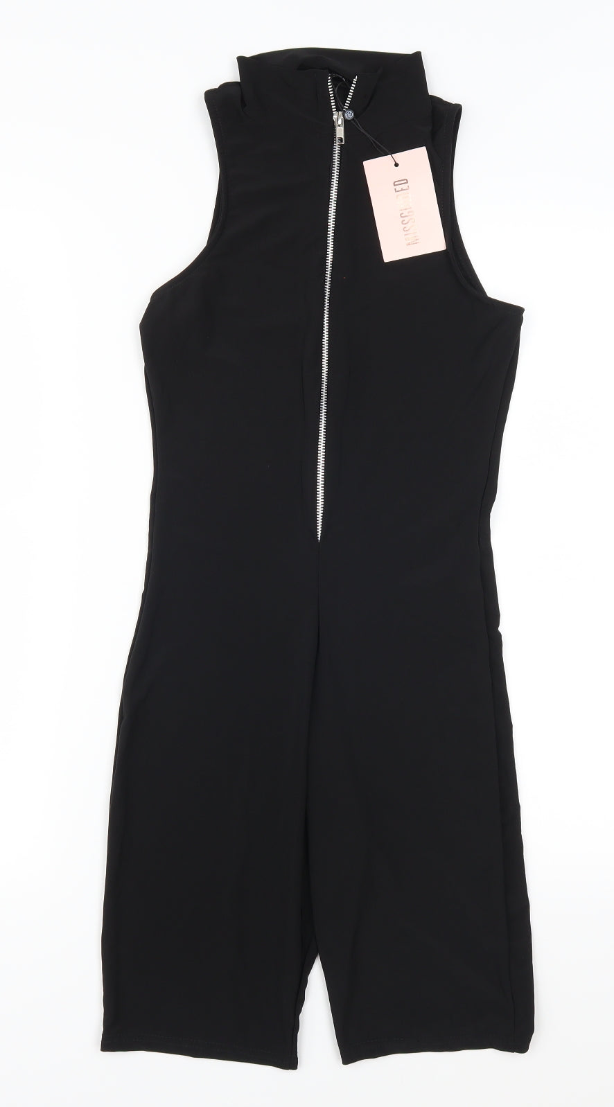 Missguided Womens Black   Playsuit One-Piece Size 8 L9 in