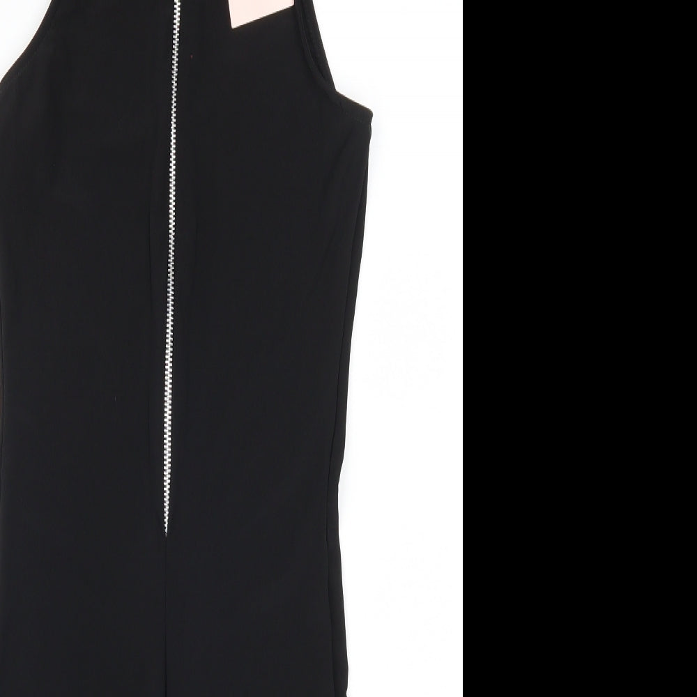 Missguided Womens Black   Playsuit One-Piece Size 8 L9 in
