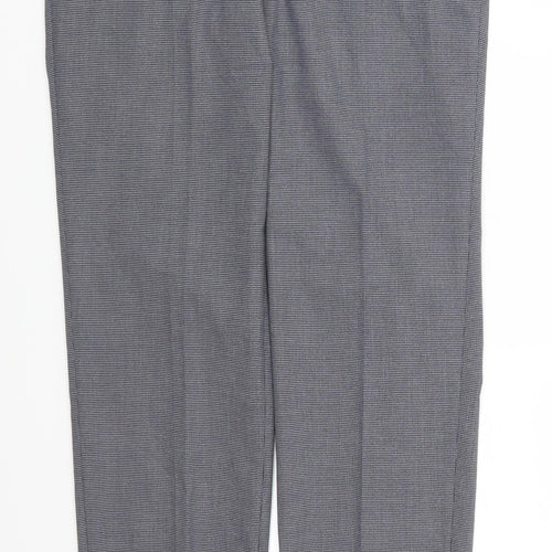 Marks and Spencer Mens Blue Houndstooth  Sweatpants Trousers Size 28 L31 in
