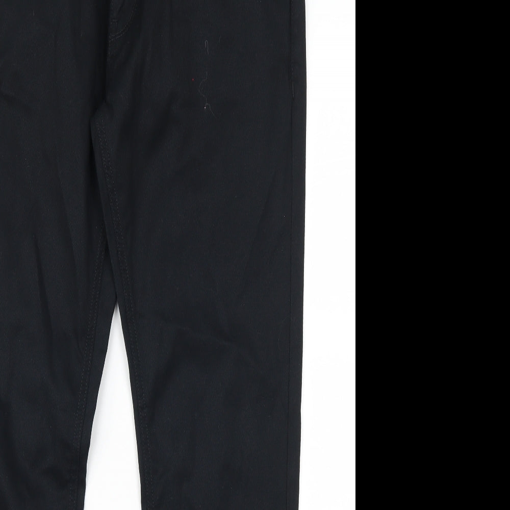 NEXT Mens Black  Denim Straight Jeans Size 34 L30 in
