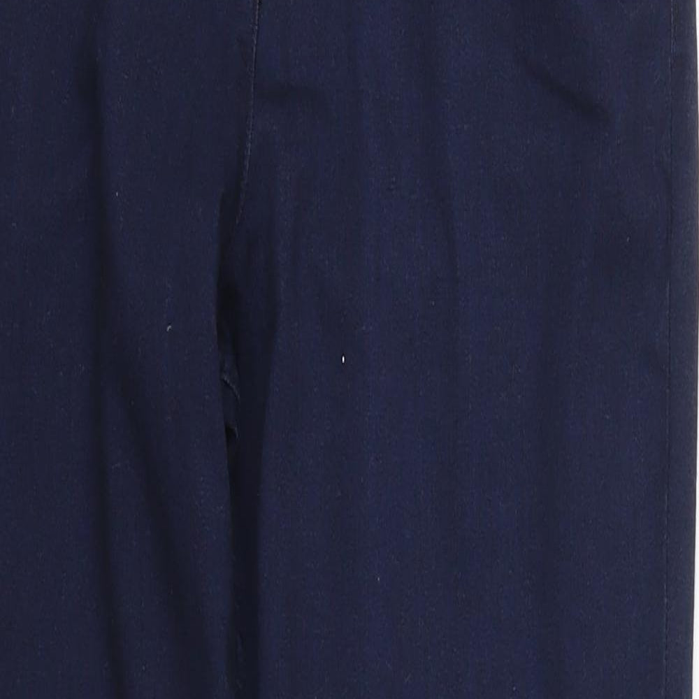 Marks and Spencer Womens Blue  Denim Straight Jeans Size 8 L27 in