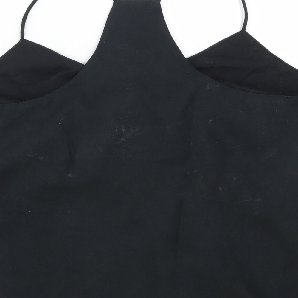 River Island Womens Black   Basic Tank Size 12