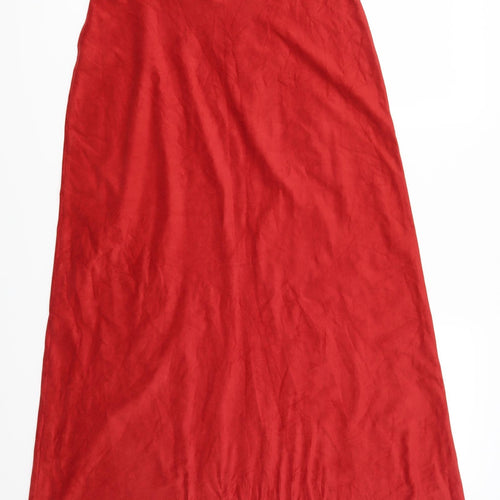 Per Una Womens Red   A-Line Skirt Size 14