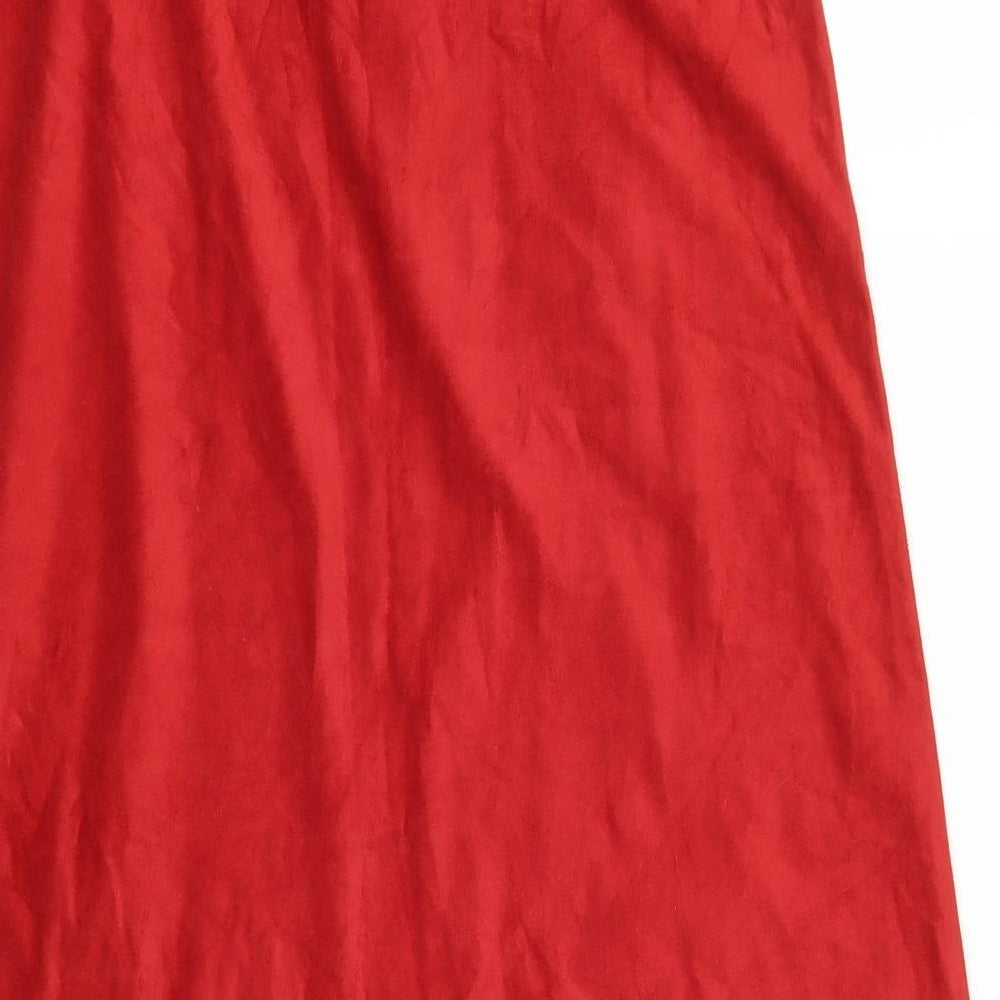 Per Una Womens Red   A-Line Skirt Size 14