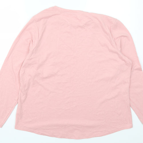 Georg Womens Pink   Basic T-Shirt Size 20