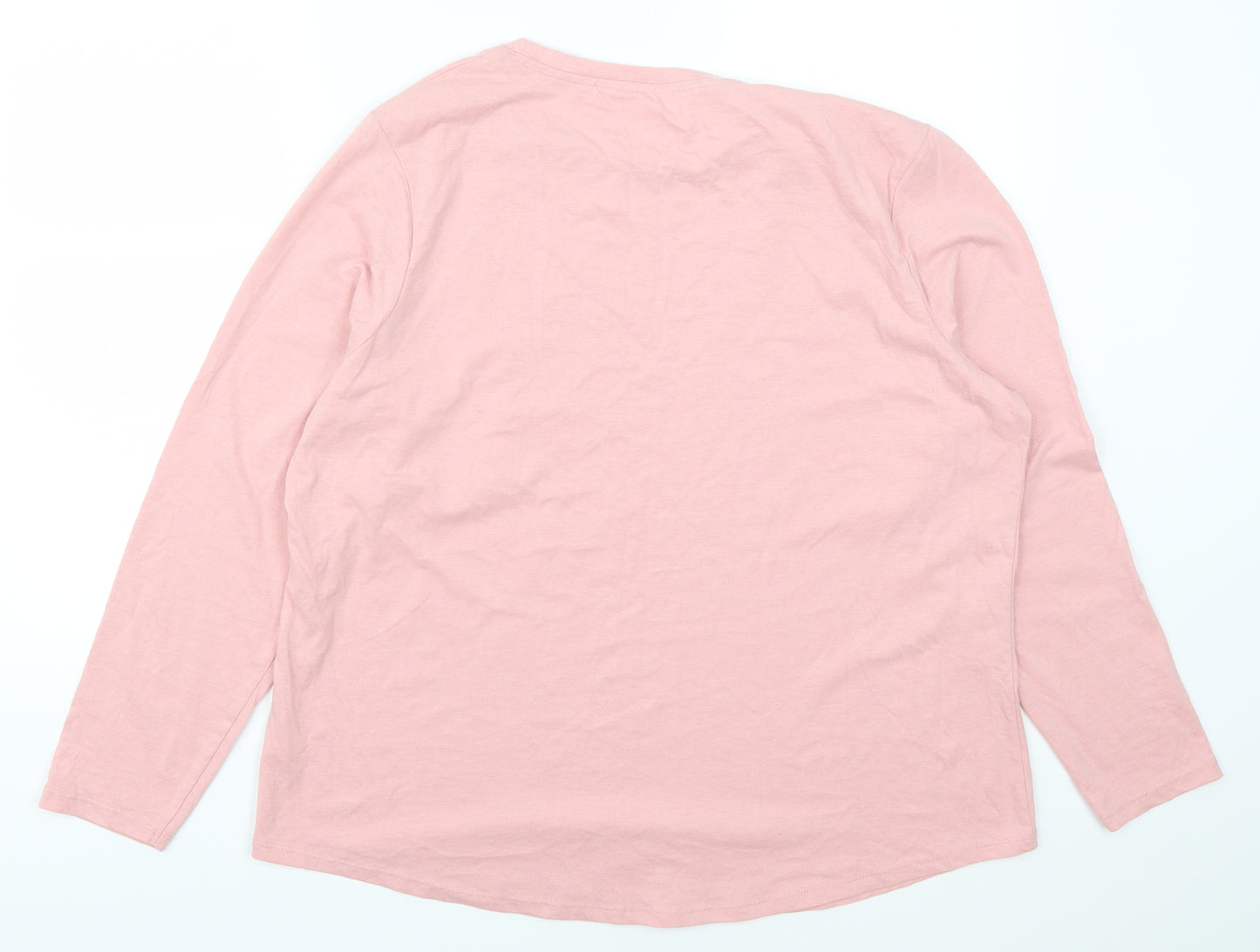 Georg Womens Pink   Basic T-Shirt Size 20