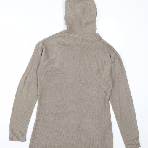 Ambiance Womens Brown   Cardigan Jumper Size L