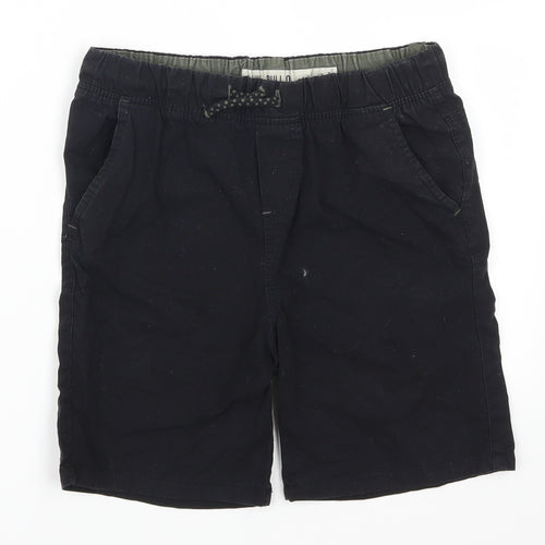 Denim Co Boys Black   Chino Shorts Size 10-11 Years