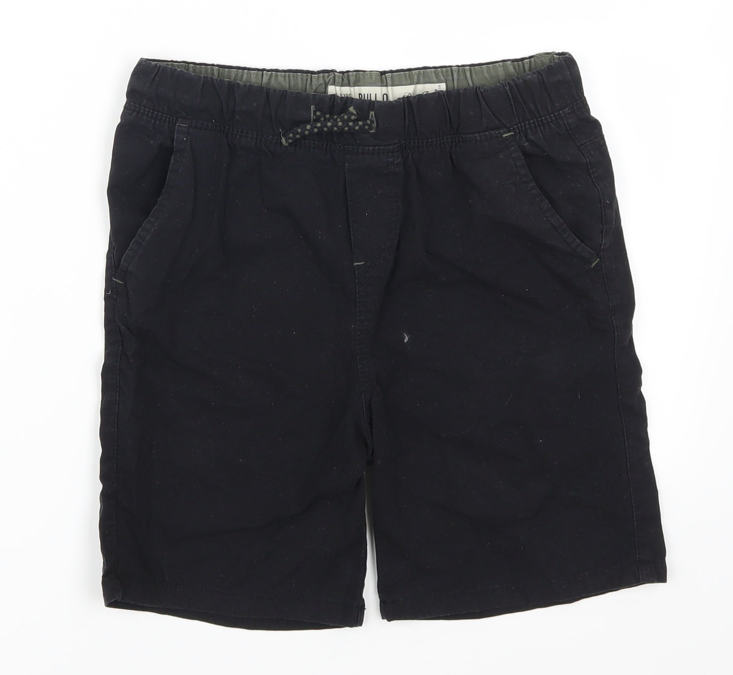 Denim Co Boys Black   Chino Shorts Size 10-11 Years