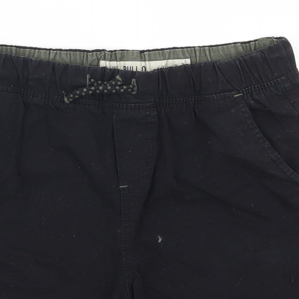 Denim Co Boys Black   Chino Shorts Size 10-11 Years