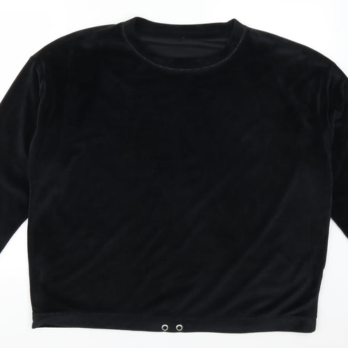 George Womens Black   Top Pyjama Top Size 16