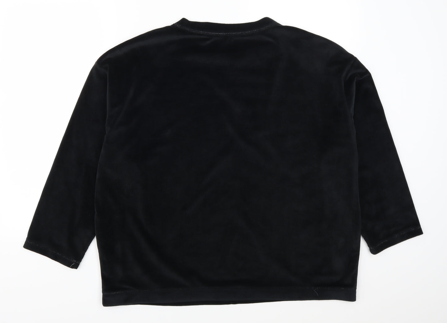 George Womens Black   Top Pyjama Top Size 16