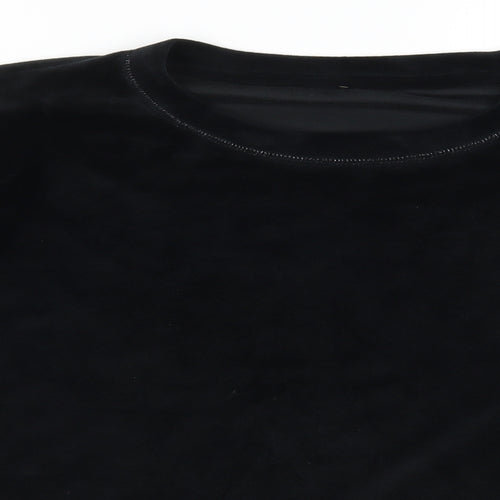 George Womens Black   Top Pyjama Top Size 16