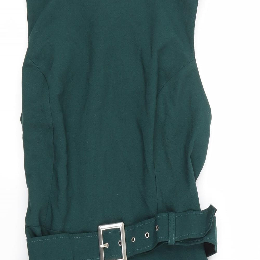 Primark Womens Green   Skater Dress  Size 14