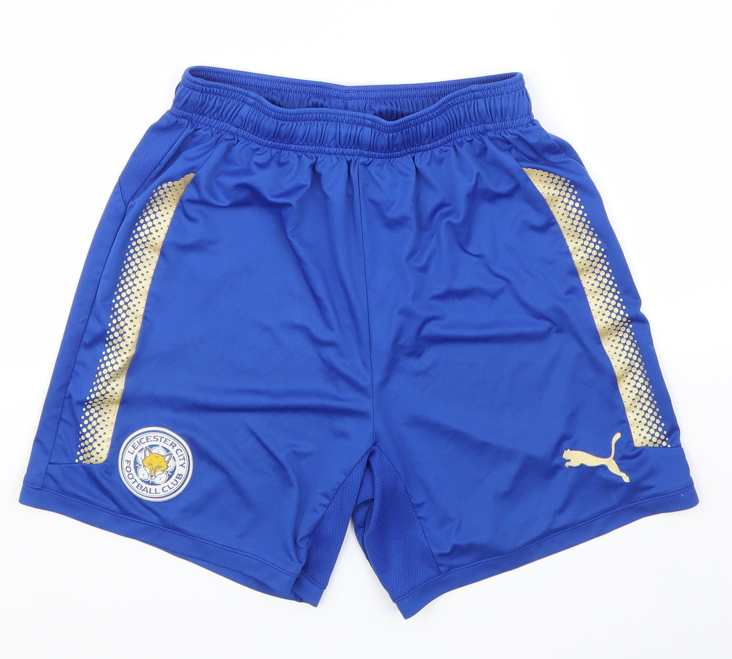 PUMA Mens Blue Houndstooth  Sweat Shorts Size S